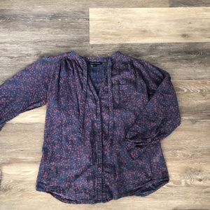 French Connection tied collar shirt size 10